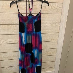 Strapless Sundress Beautiful Print Isla Bonita One Size